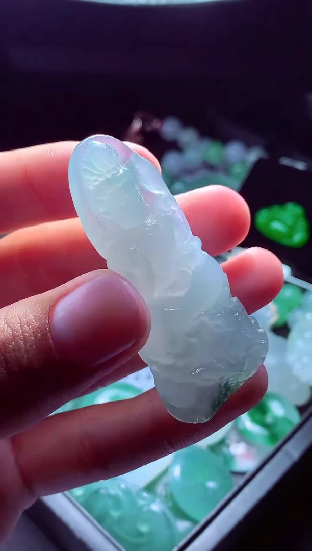 未镶嵌定制翡翠秀*#翡翠毛货定制