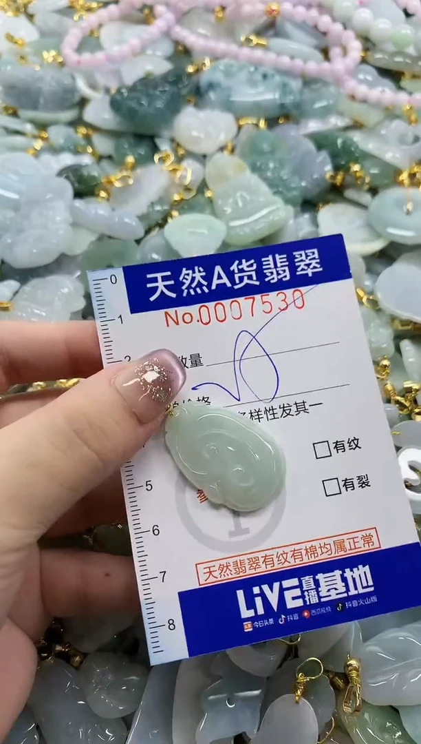 颈饰未镶嵌翡翠天然A货翡翠