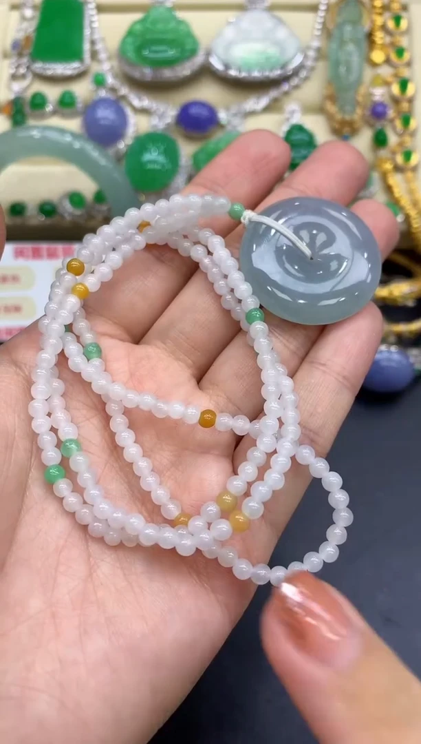 颈饰未镶嵌翡翠141-中国好珍宝