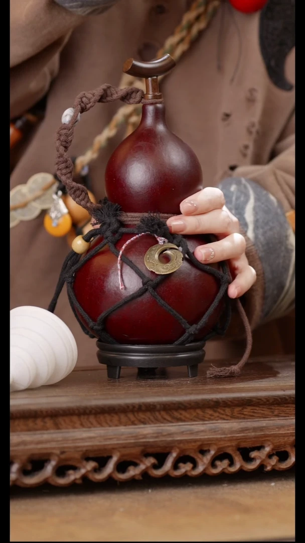 *127号精品天然大漆酒葫芦一物一拍~