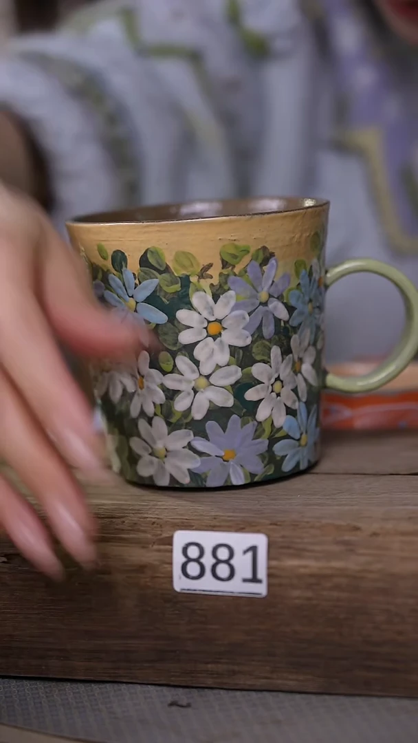 【闪购商品】瓷片油画风·彩绘·设计师石一款