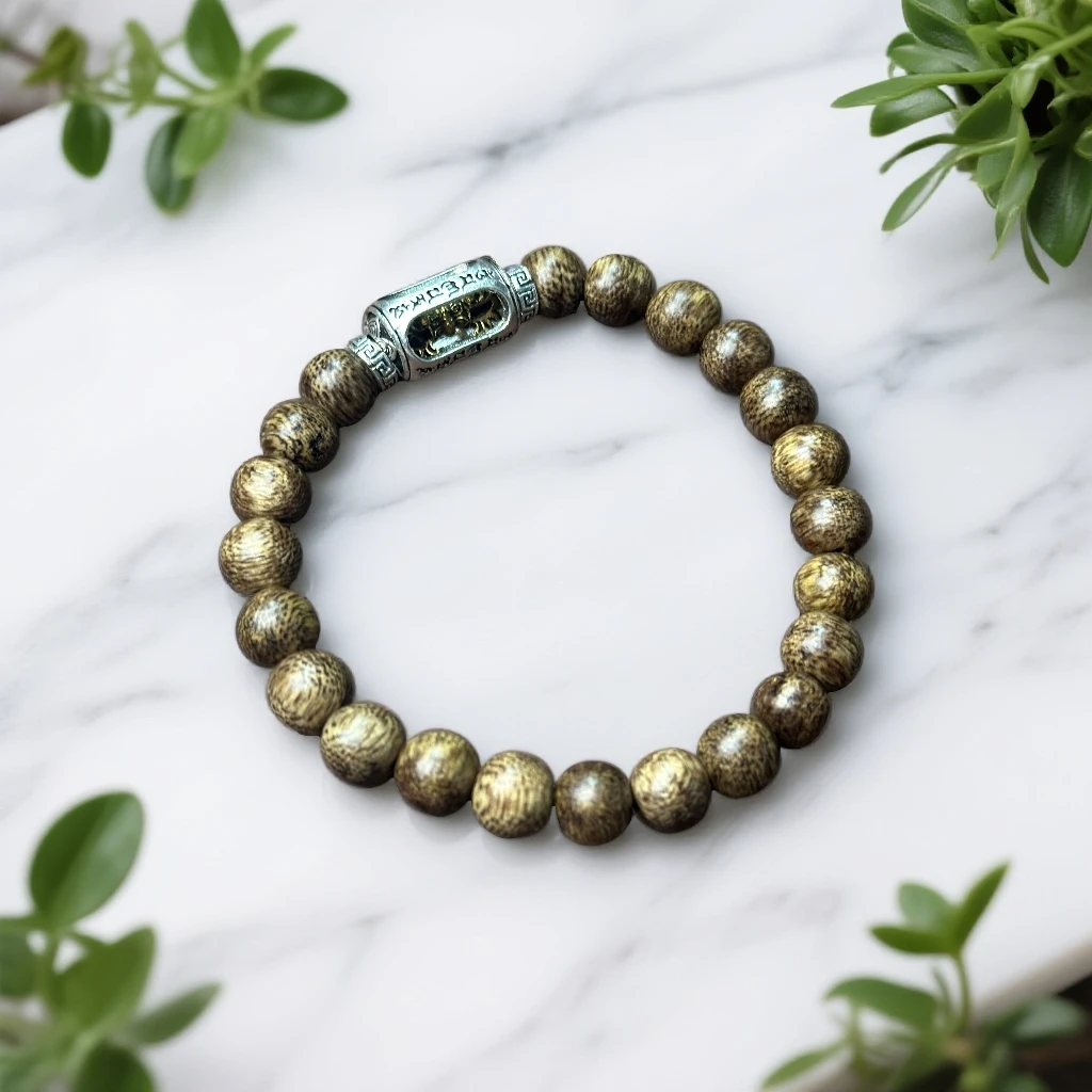 增香沉香木S1159-沉香木单圈精品手串