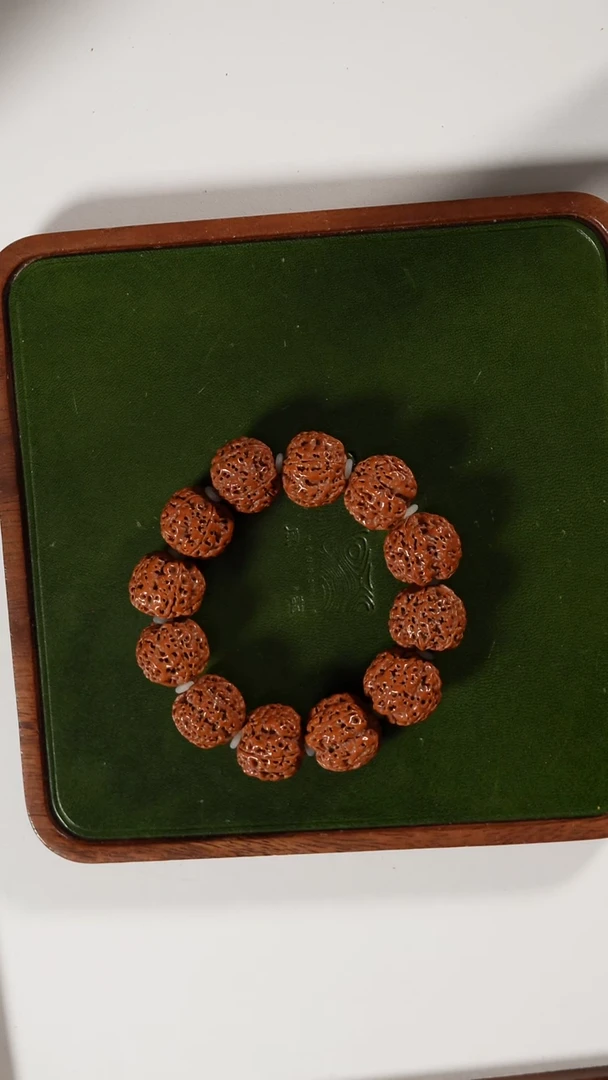 吊坠金刚菩提打完底的大金刚手串22+