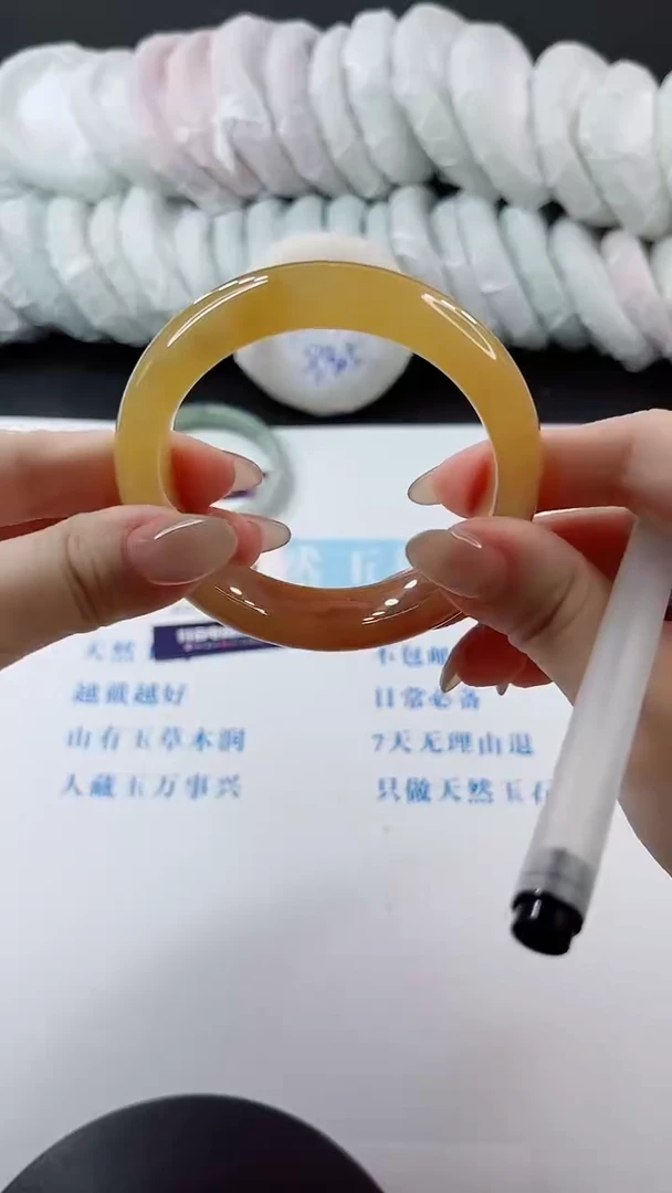 未镶嵌手镯石英质玉多样性发货L50