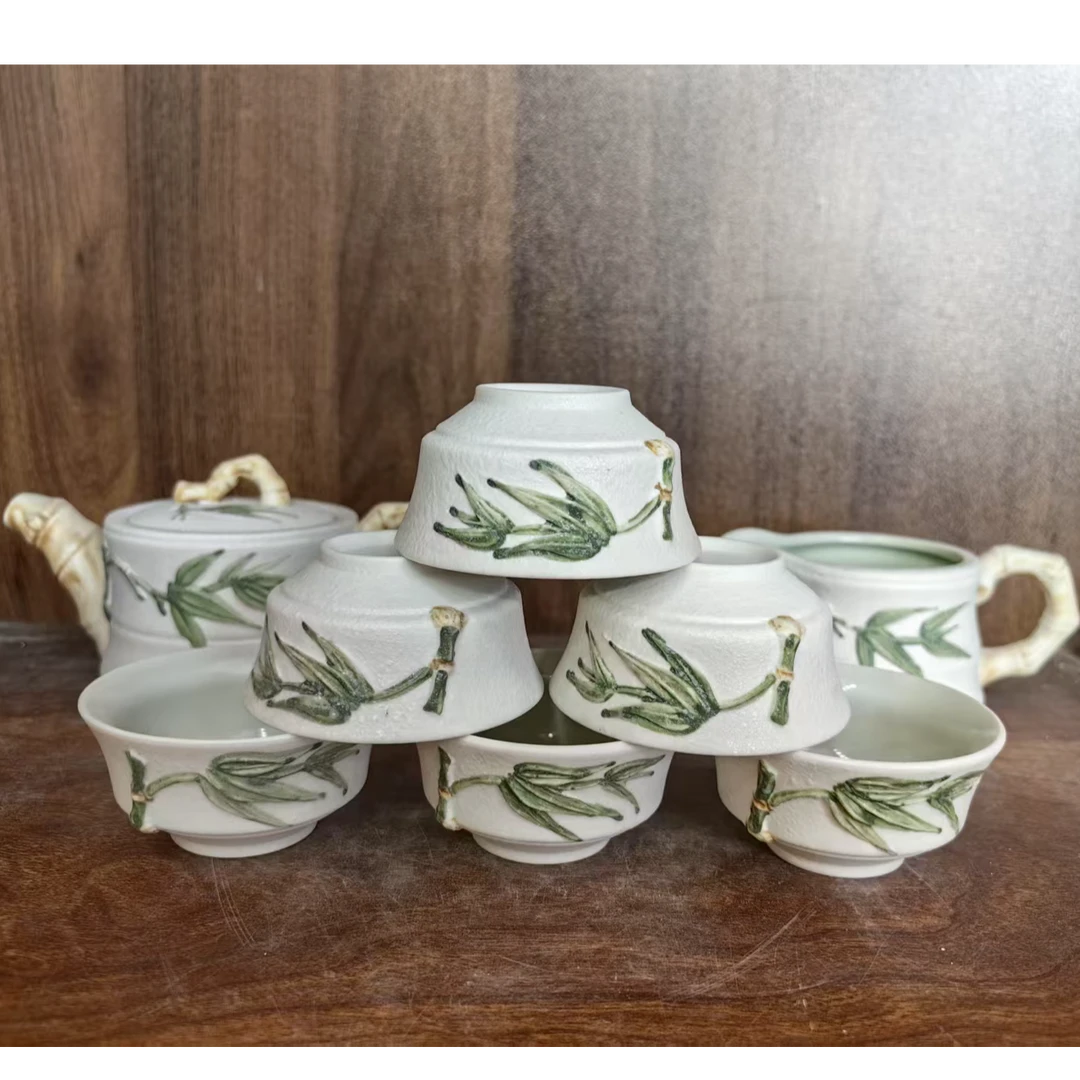 A566景德镇制陶瓷茶具一套