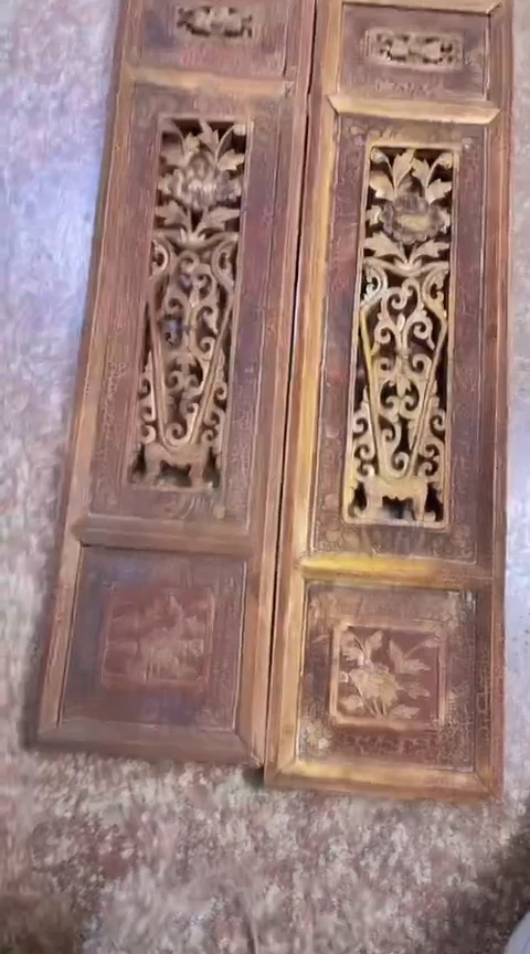 【闪购商品】香榧木2个孤品木雕180