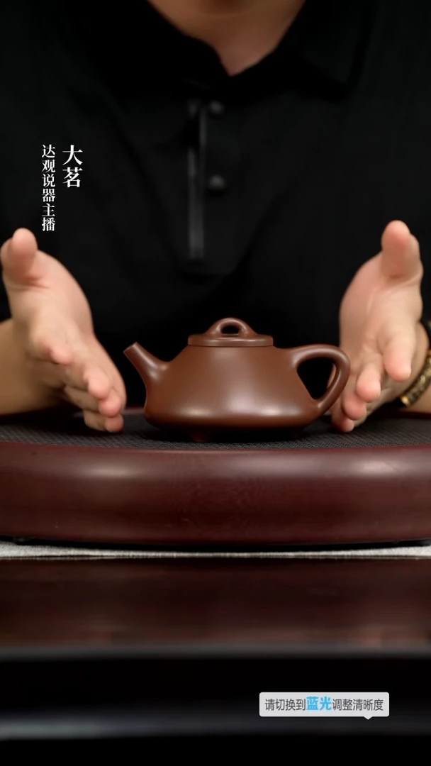 茶壶紫砂茗DG11耕砂堂陈志群子冶石瓢深井老紫泥240