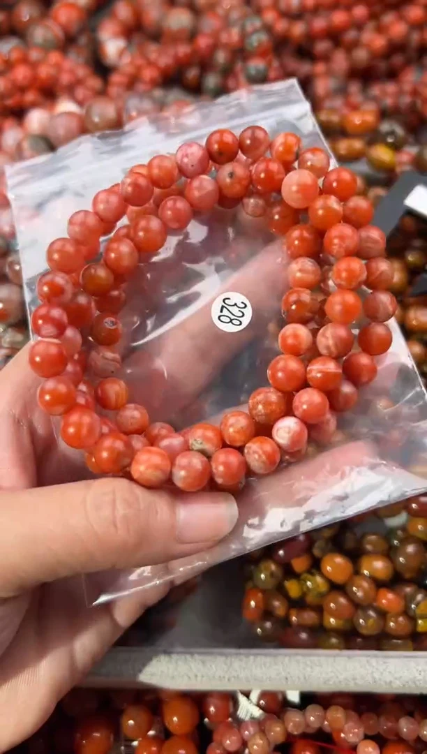 未镶嵌手串南红玛瑙8+