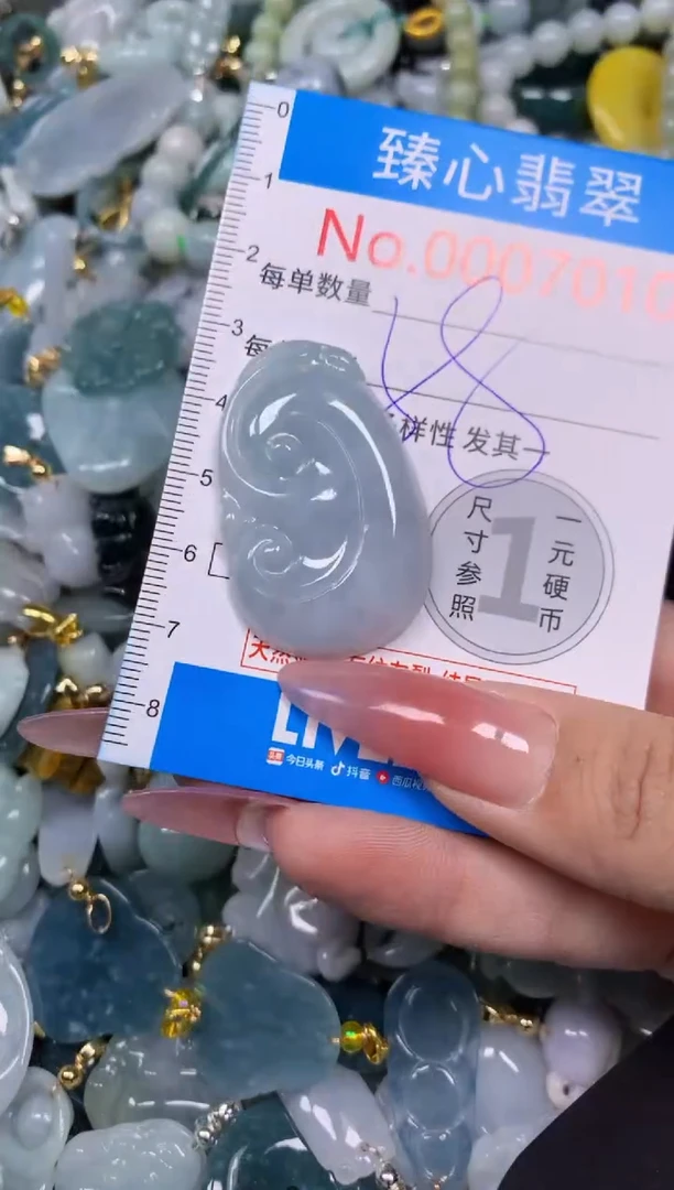 【闪购商品】翡翠颈饰未镶嵌含绳0007010