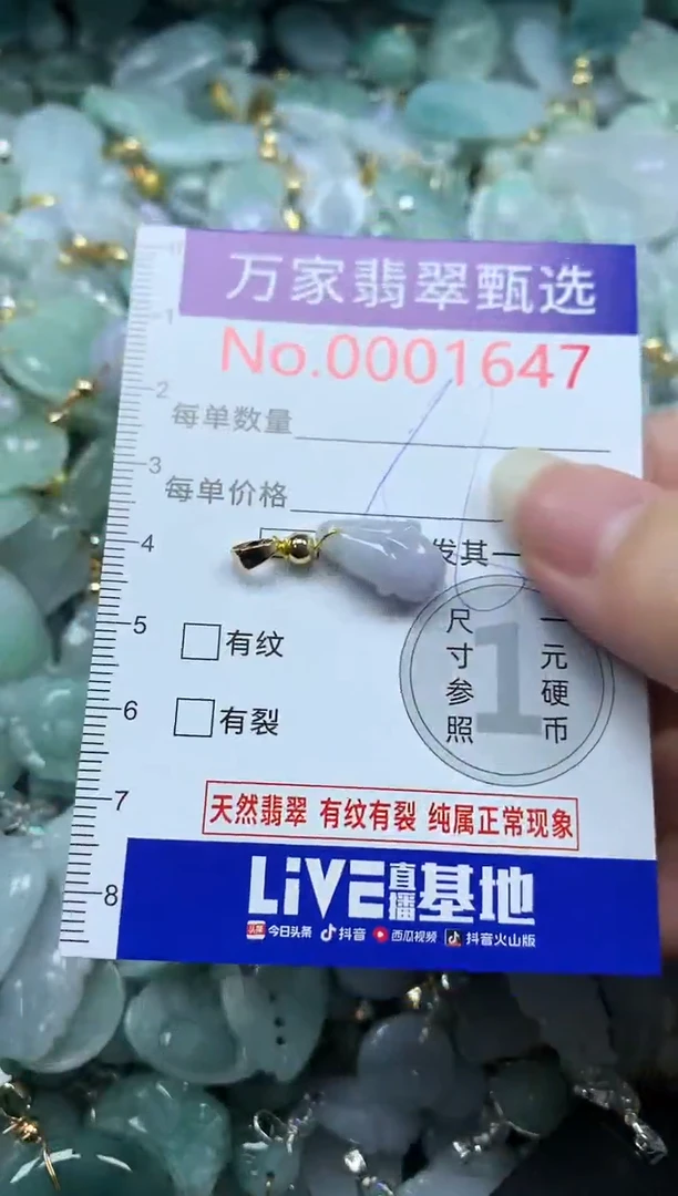 吊坠(不含链)未镶嵌翡翠1647