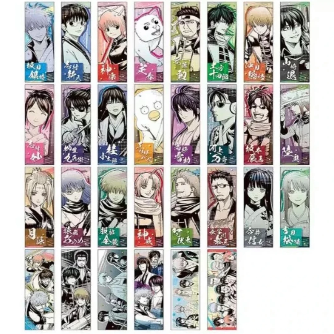 【银魂网王】日谷银魂网球王子JF2025 原画长条贴纸 吧唧收藏盲盒