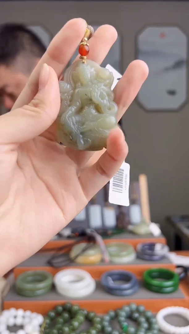 和田玉未镶嵌颈饰多样性发货 拍一单发一个