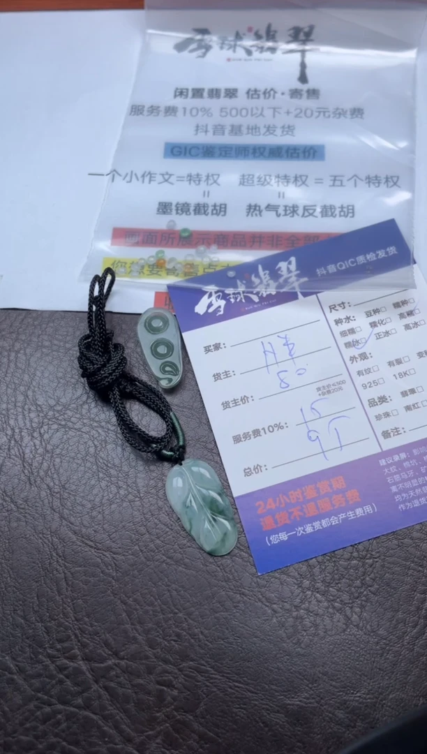 颈饰未镶嵌翡翠N***✨1764821036 079 041三单HHH