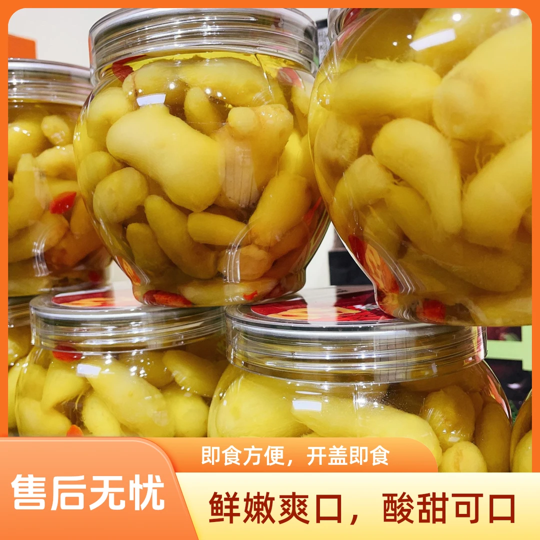 餐食必备 嫩姜芽 咸菜一罐500g