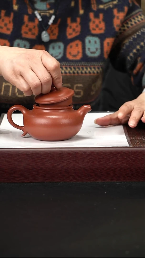 茶壶紫砂zq朱泥仿古