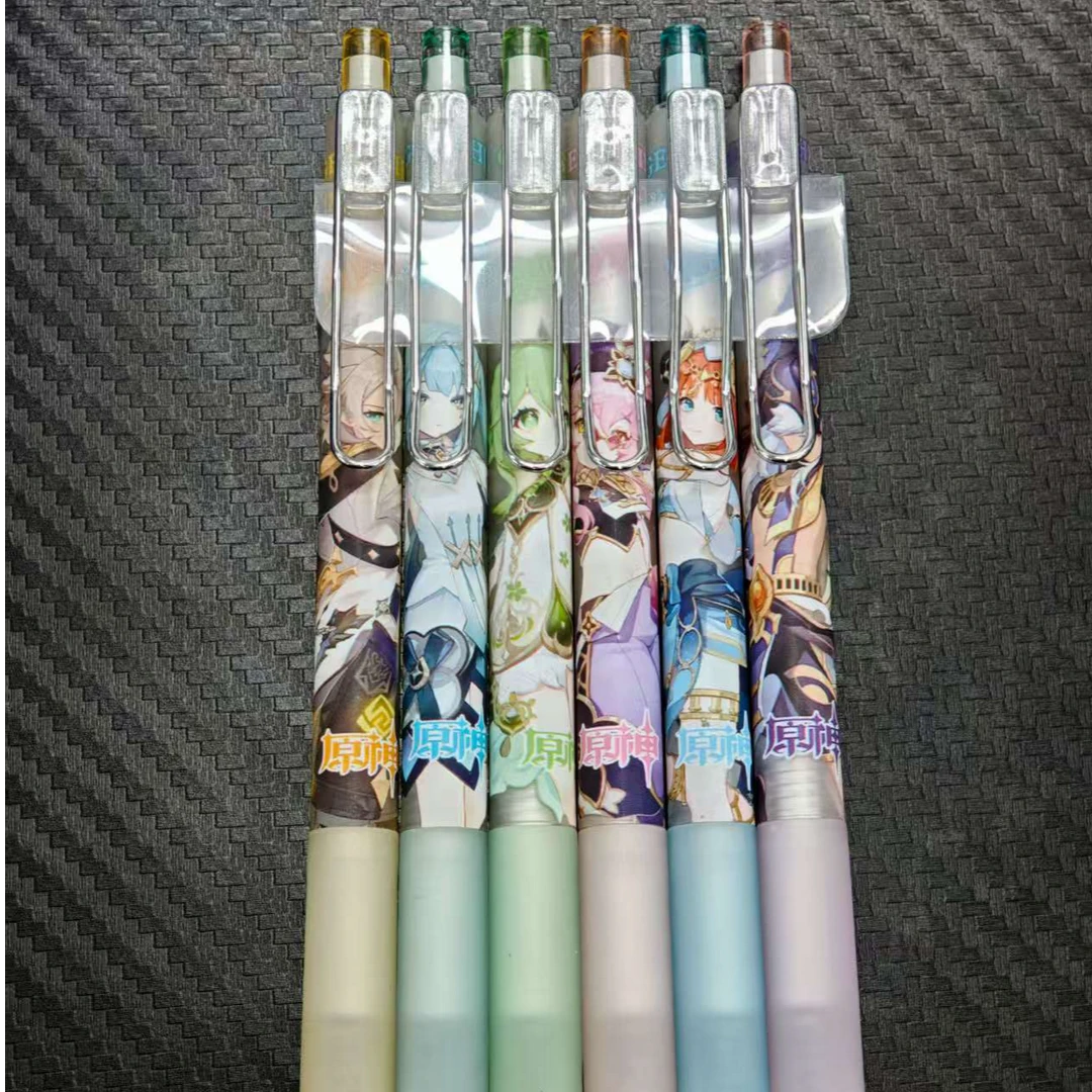 【发12支】【原神8030孤品捡漏清仓黑色0.5mm】