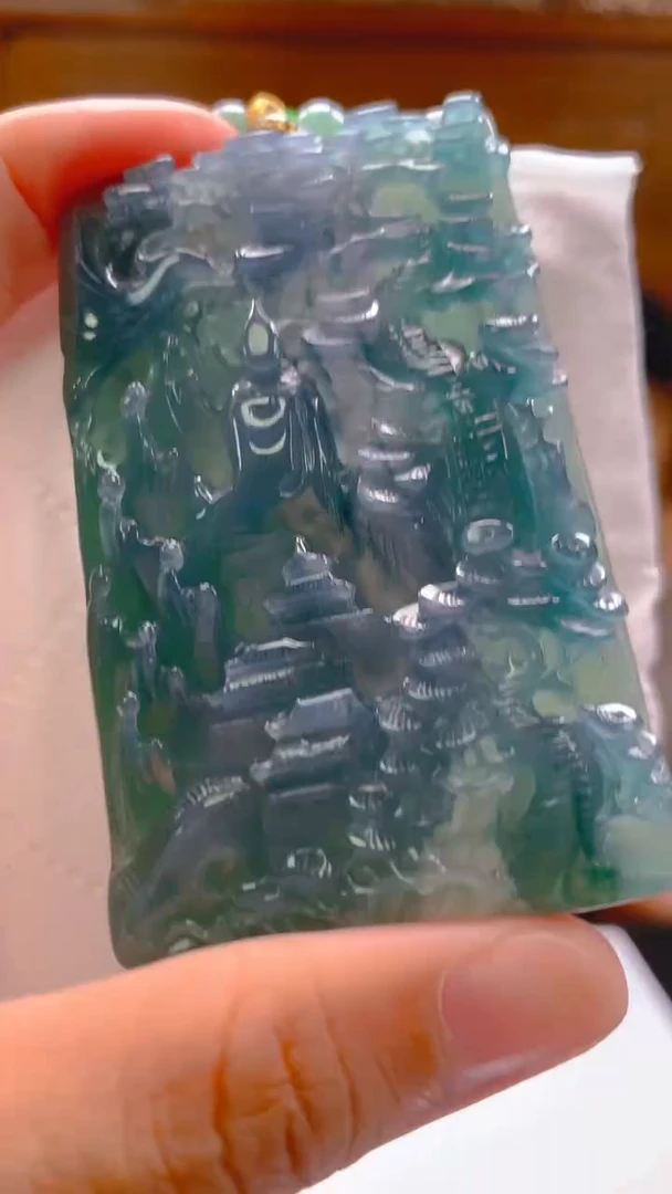 定制翡翠未镶嵌毛货闪购链接LCC029带珠链
