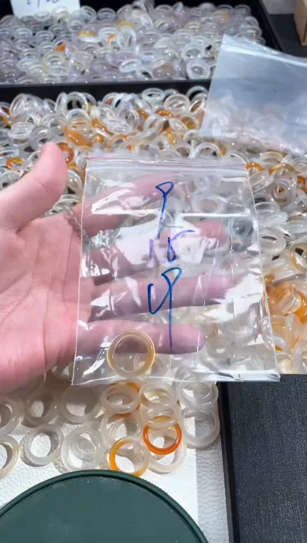 玛瑙/玉髓戒指未镶嵌9