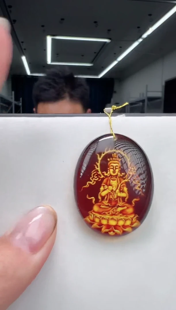 琥珀颈饰未镶嵌马多样性拍一发一