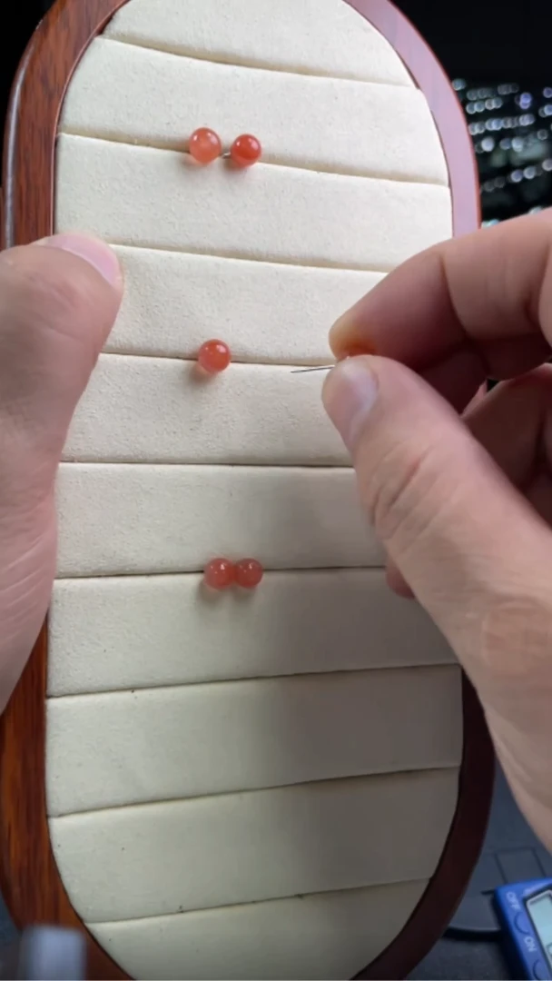 南红玛瑙合金耳饰11947-E99-多样性发其一