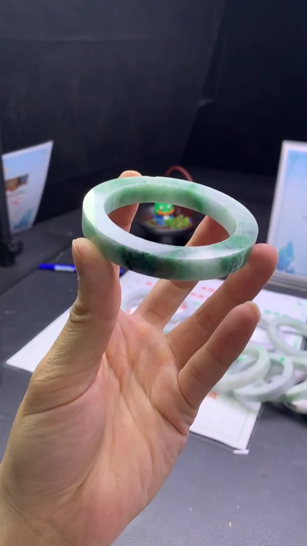 未镶嵌手镯定制翡翠48 57-60