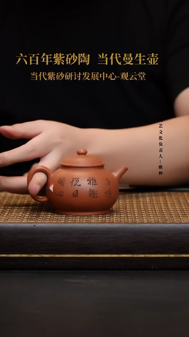 茶壶紫砂紫砂茶壶沉香泥汲鼓