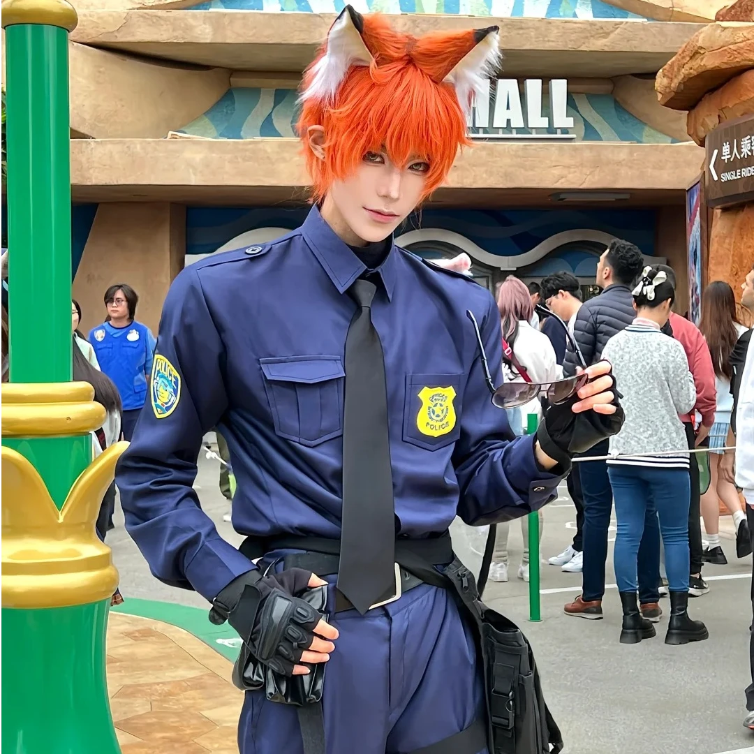 劳斯同款港迪 疯狂动物城朱迪尼克服警官衣服cosplay动漫二次元