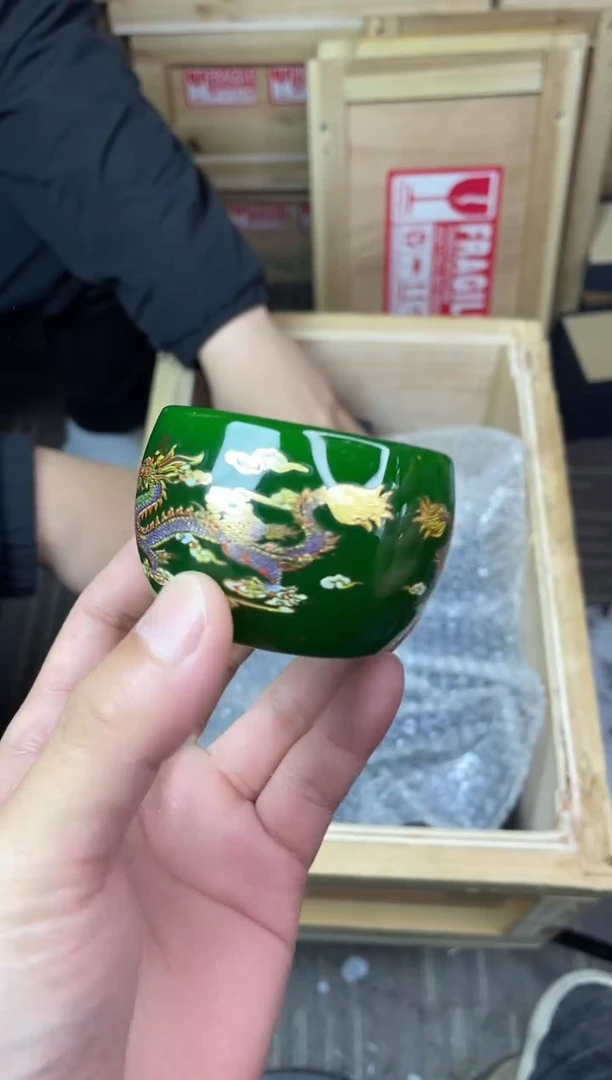 精品微瑕陶瓷茶具