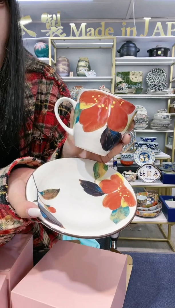 【闪购商品】碗和蓝咖啡杯一杯一碟60181