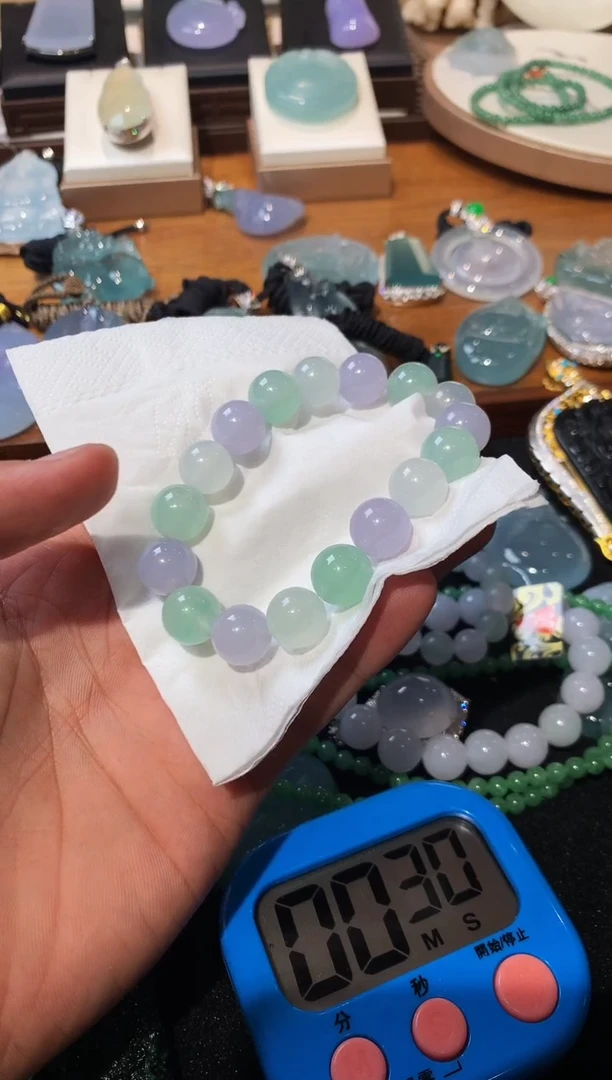 未镶嵌定制翡翠?***君PA毛货不退不换