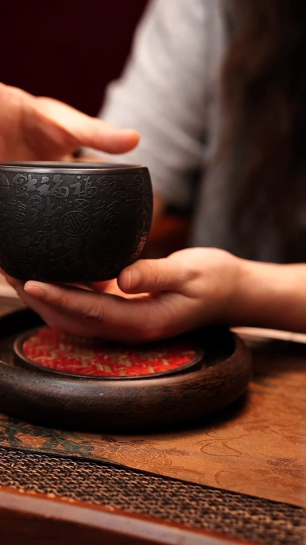 茶杯紫砂宜兴原矿紫砂 全手工制作