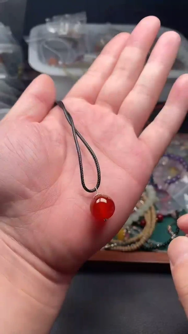 南红玛瑙合金颈饰多样性发货拍一发一