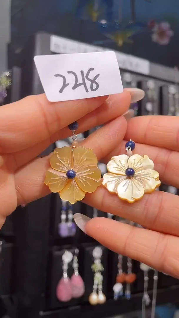 银S925镶嵌耳饰紫晶喜欢拍