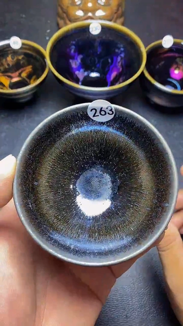 茶盏黑瓷精选茶器263