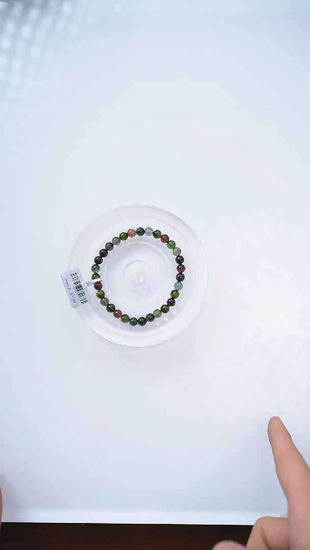 【闪购商品】碧玺手链未镶嵌q631 碧玺手链6mm+