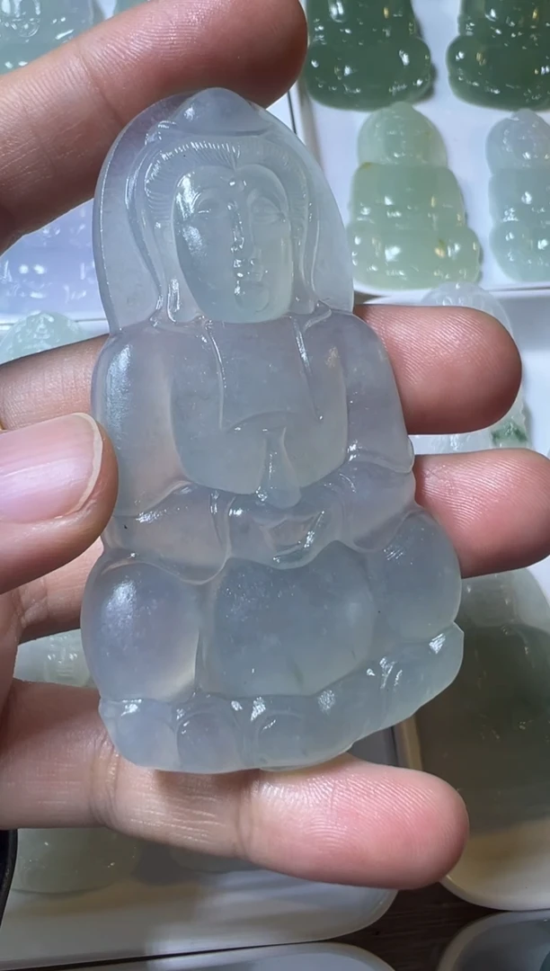 未镶嵌定制翡翠观音