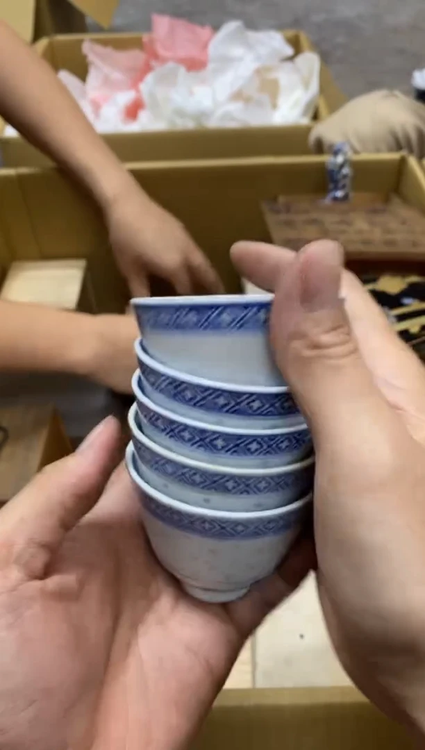 碟中古回流瑕疵杯碟5个