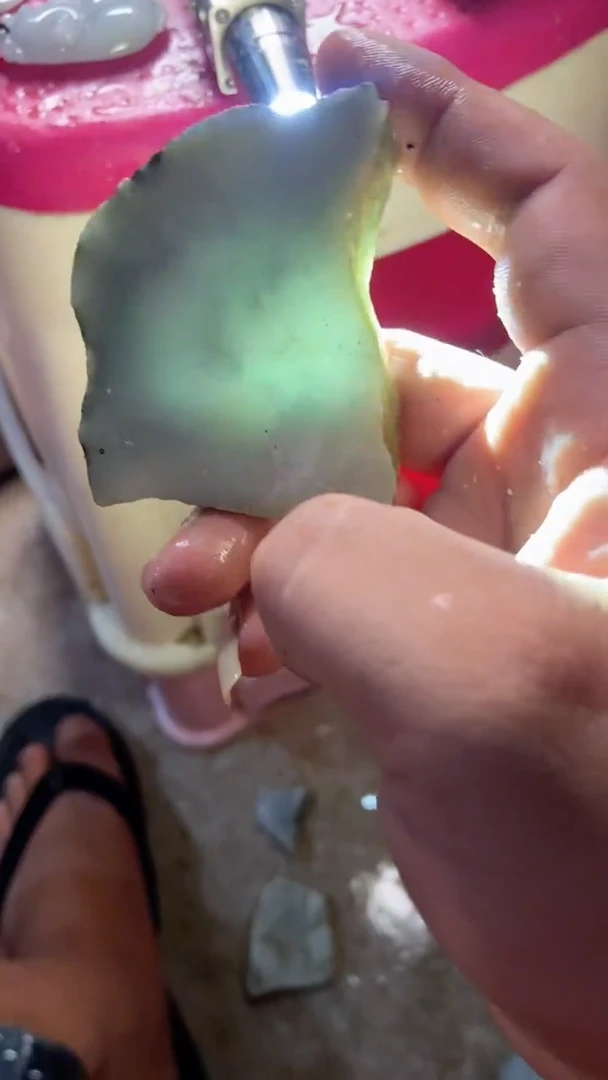 配石翡翠翡翠边角料未加工26