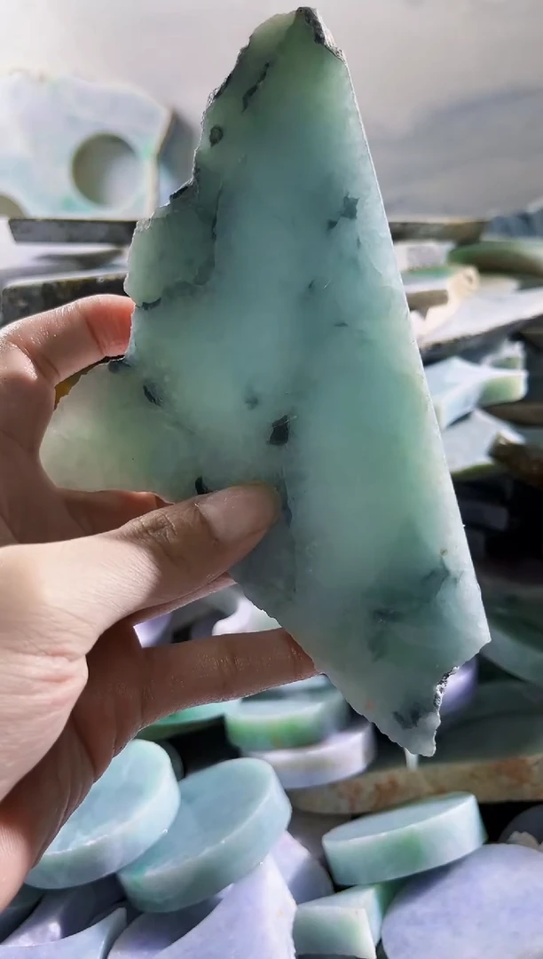 翡翠裸石缅甸翡翠A货陈3253