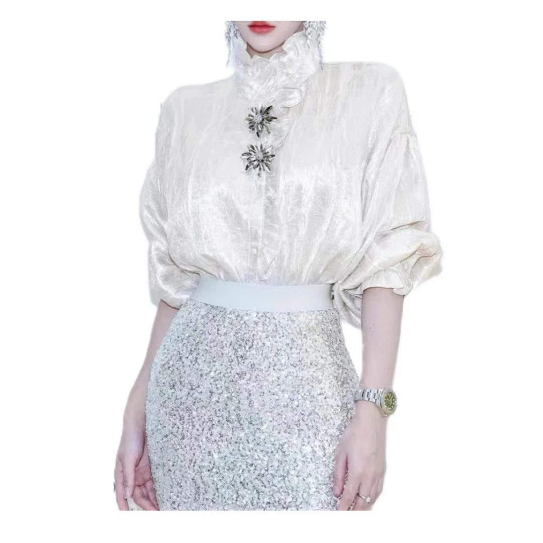 设计师小众轻奢名媛百搭衬衫