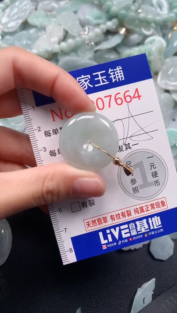 吊坠(不含链)未镶嵌翡翠7664