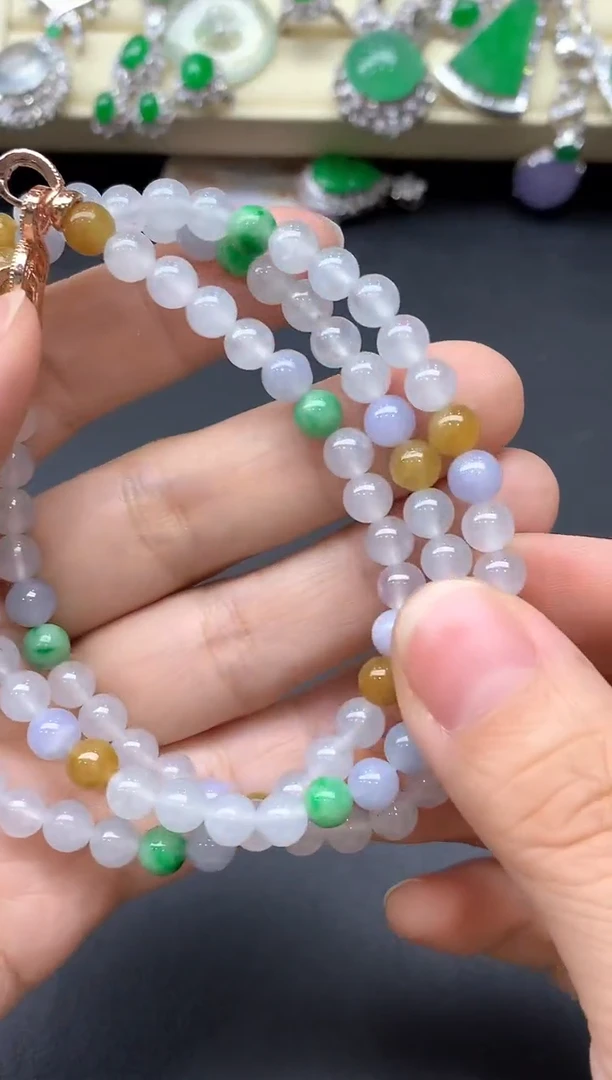 颈饰未镶嵌翡翠504-中国好珍宝