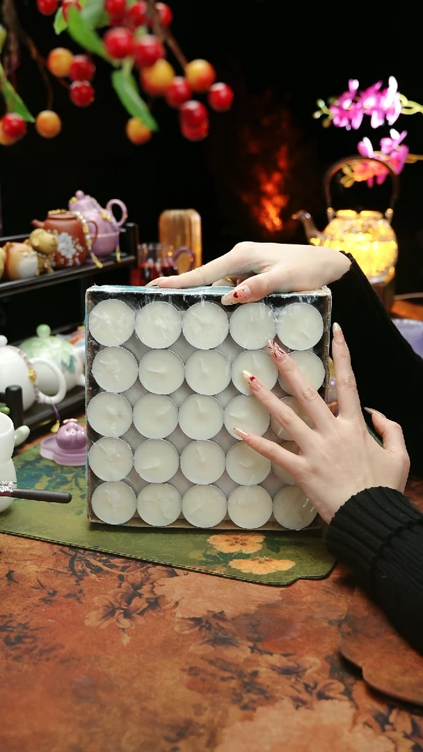 【闪购商品】植物蜡烛4小时100颗茶蜡烛