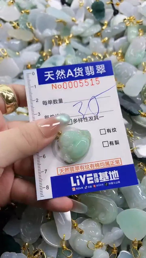 颈饰未镶嵌翡翠天然A货翡翠