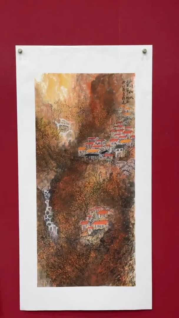 国画国画绘画山水花鸟