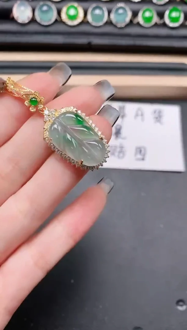 翡翠戒指银S925镶嵌11111