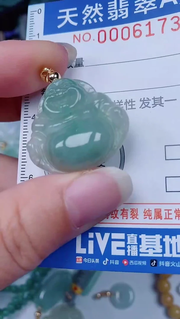 翡翠未镶嵌颈饰00006173