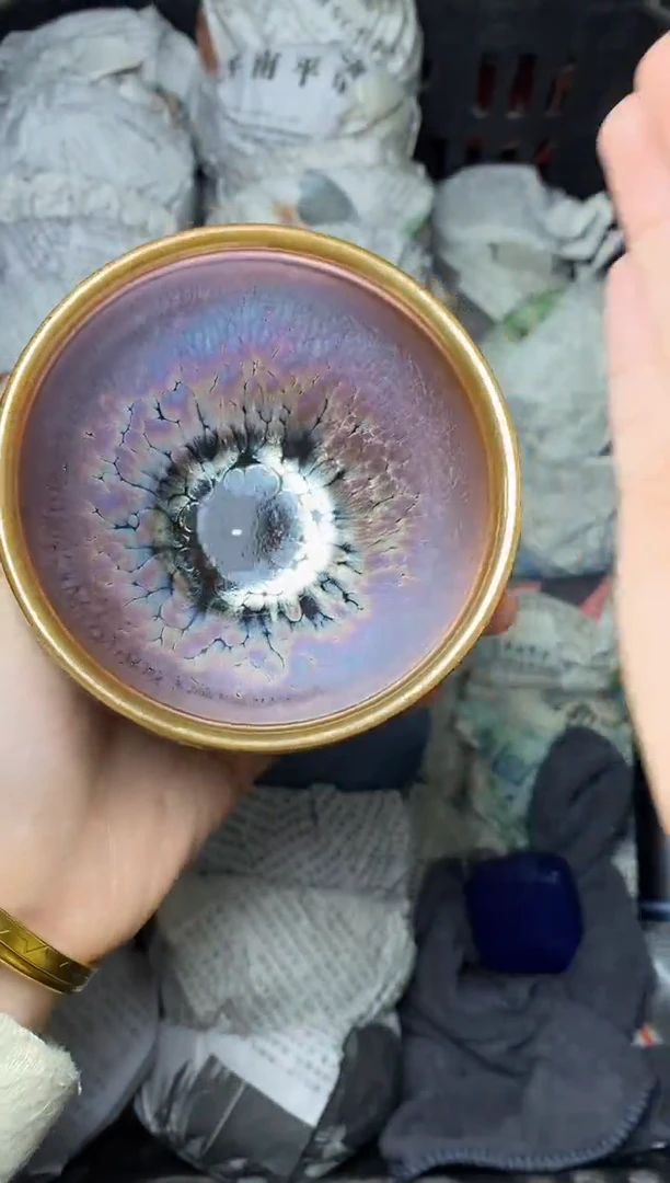 【闪购商品】茶盏金樽 将军 盏三疯建盏茶器