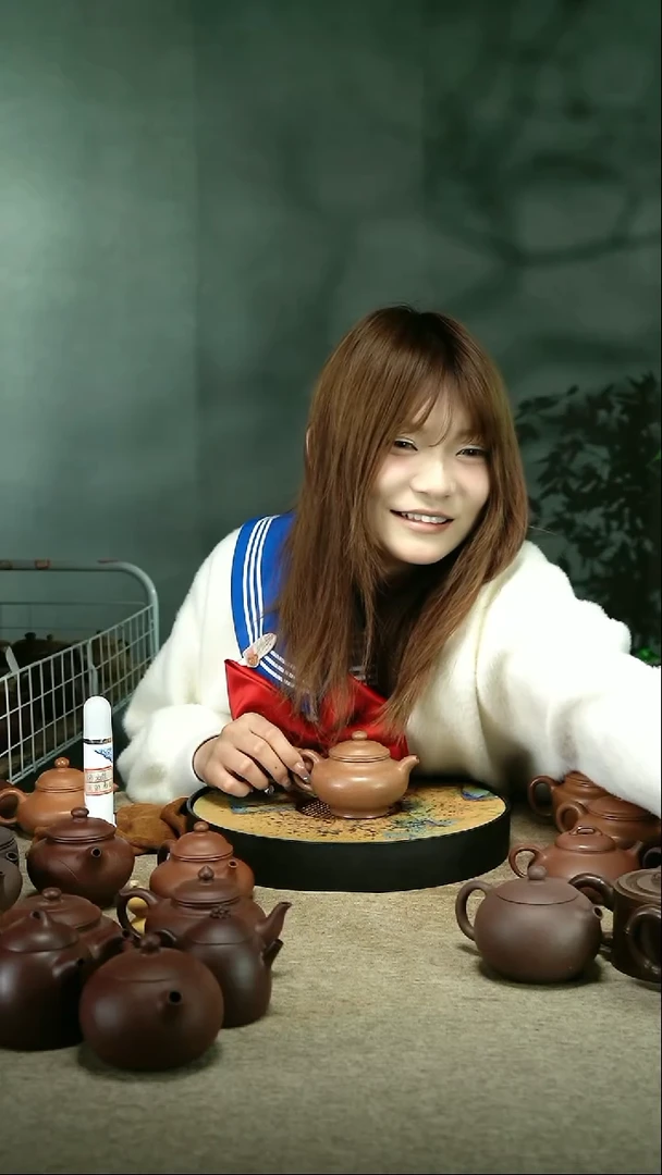 【闪购商品】紫砂茶壶桃花泥   掇只 全手工