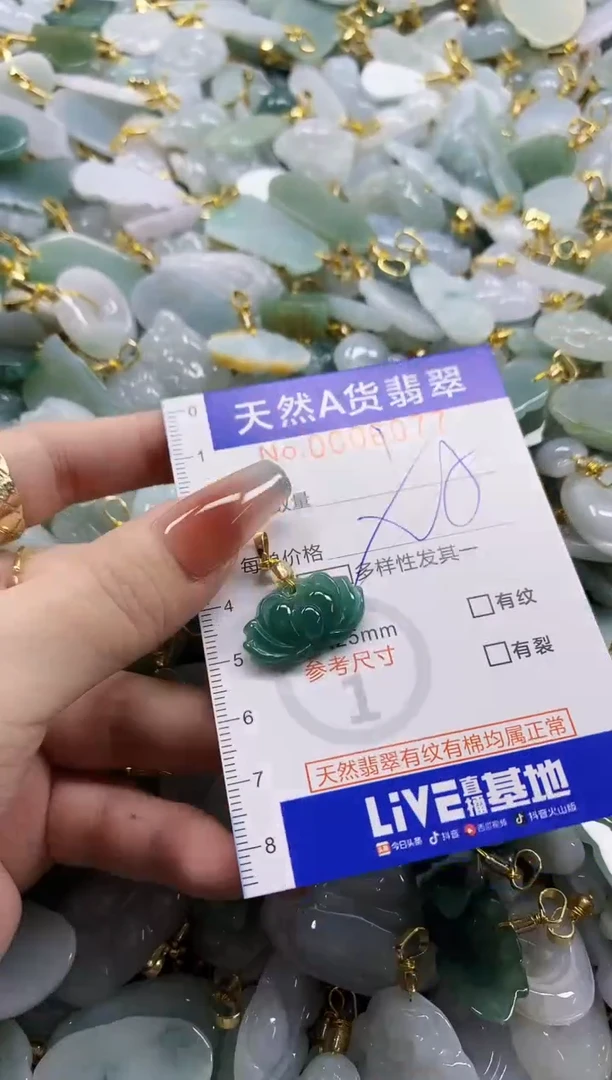 颈饰未镶嵌翡翠天然A货翡翠